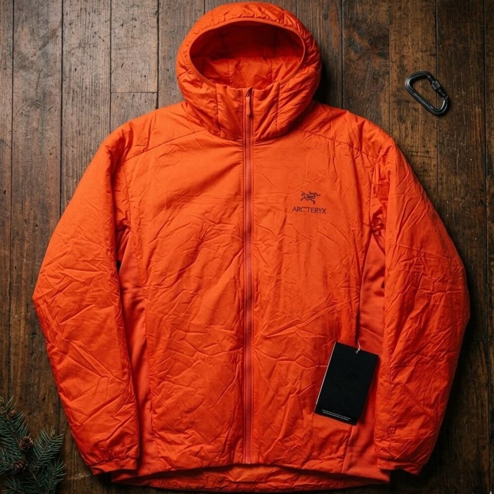 NWT Arc'teryx Atom Hoody Men's XXL Solaris Orange Insulated Midlayer Jacket